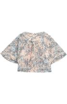 Zimmermann Cropped Cotton Top