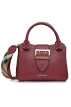 Burberry Burberry Small Leather Tote With Buckle Detail