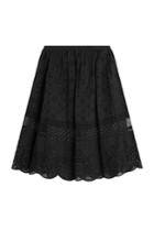 Marc By Marc Jacobs Marc By Marc Jacobs Cotton Skirt With Embroidery - Black