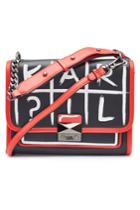 Karl Lagerfeld Karl Lagerfeld K/kuilted Tic Tac Toe Leather Handbag