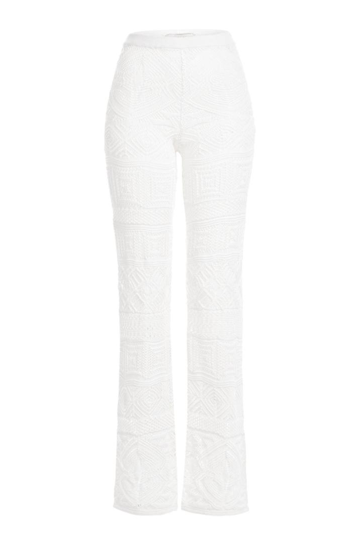 Emilio Pucci Emilio Pucci Wide Leg Crochet Pants