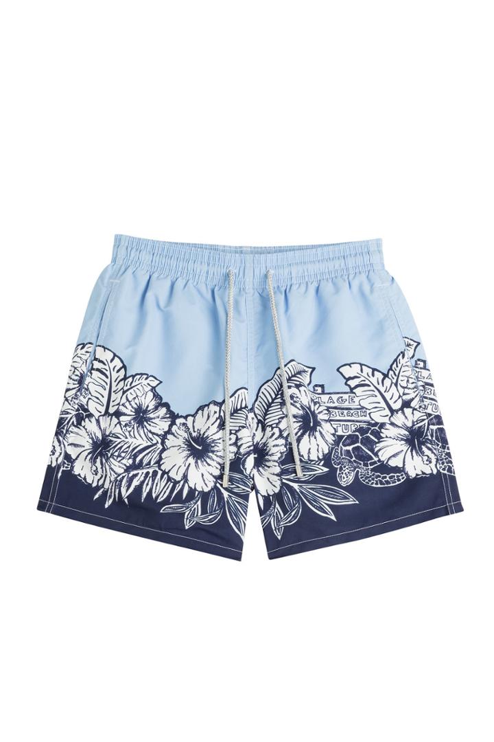 Vilebrequin Vilebrequin Printed Swim Trunks - Blue