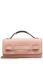 Red Valentino Red Valentino Leather Shoulder Bag With Chain - Rose
