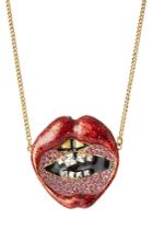 Marc Jacobs Marc Jacobs Crystal Encrusted Pendant Necklace