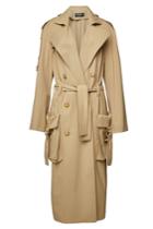 Balmain Balmain Trench Coat With Embossed Buttons