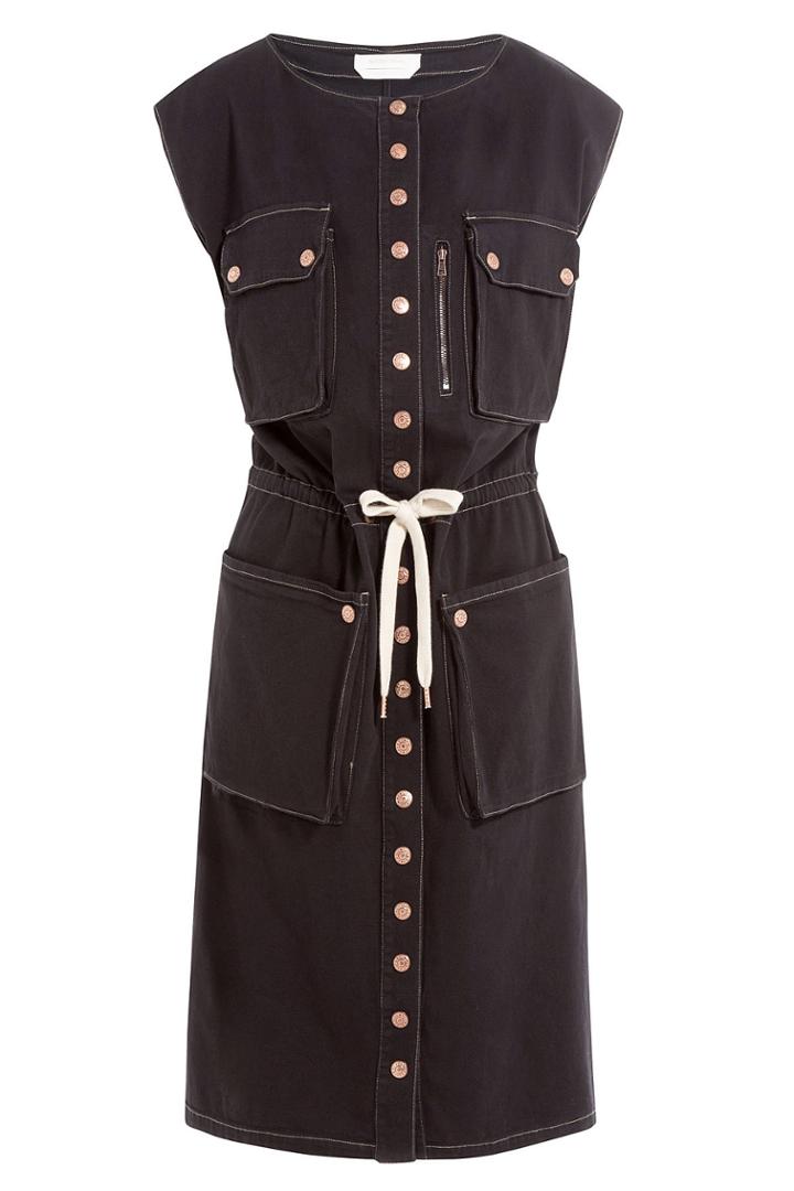 See By Chloé See By Chloé Drawstring Denim Dress