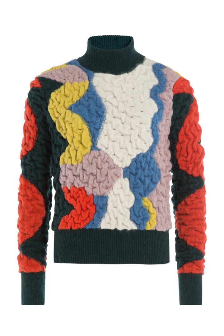 Peter Pilotto Peter Pilotto Slalom Turtleneck With Alpaca - Multicolored