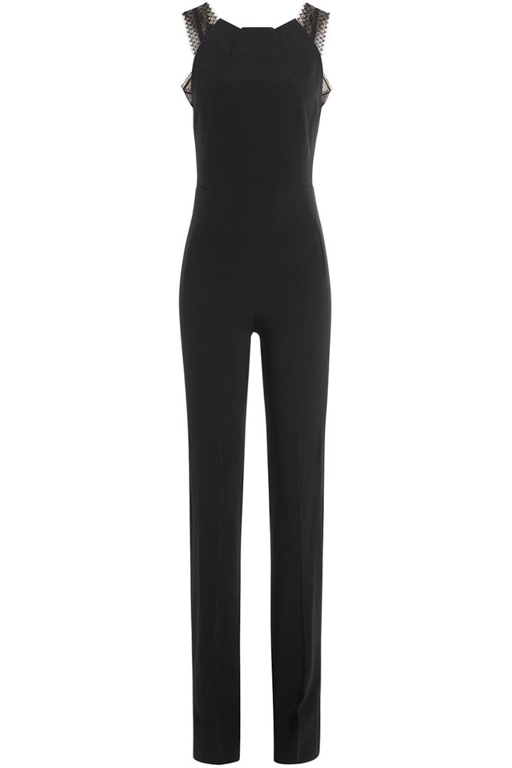 Roland Mouret Roland Mouret Jumpsuit With Lace - Black