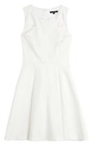 Tara Jarmon Tara Jarmon Crepe Dress With Cut-out Detail - White