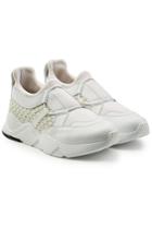 Robert Clergerie Robert Clergerie Sneakers With Leather And Woven Detail