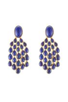 Aur Lie Bidermann Aur Lie Bidermann 18kt Gold Plated Lapis Lazuli Earrings
