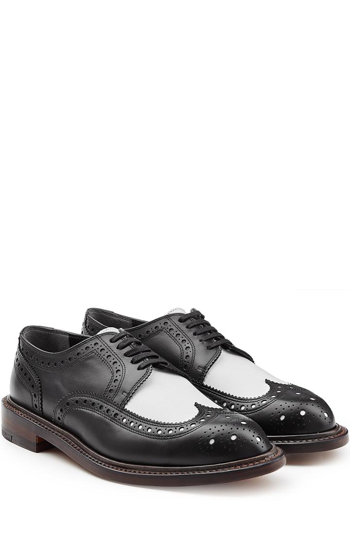 Robert Clergerie Two-tone Leather Brogues