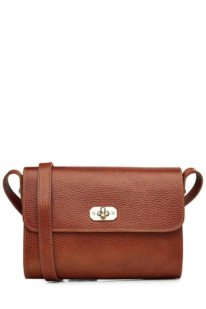 A.p.c. A.p.c. Sac Greenwich Leather Crossbody Bag
