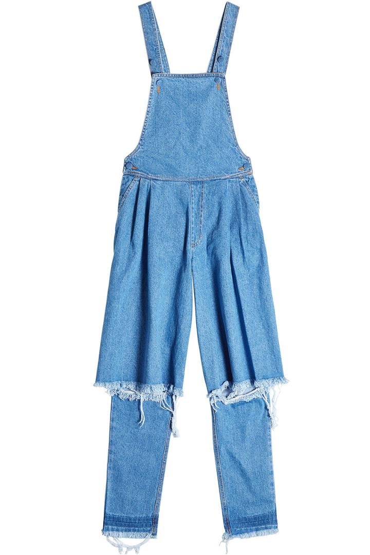 Ksenia Schnaider Ksenia Schnaider Distressed Denim Dungarees