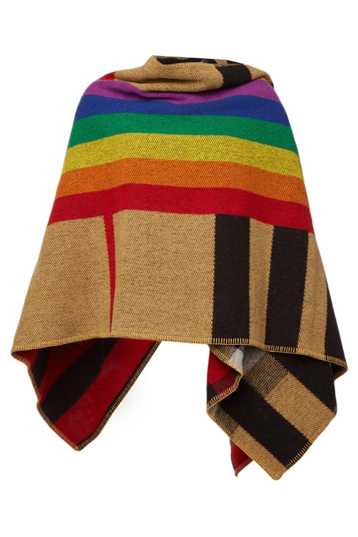 Burberry Burberry Wool Cape With Cashmere