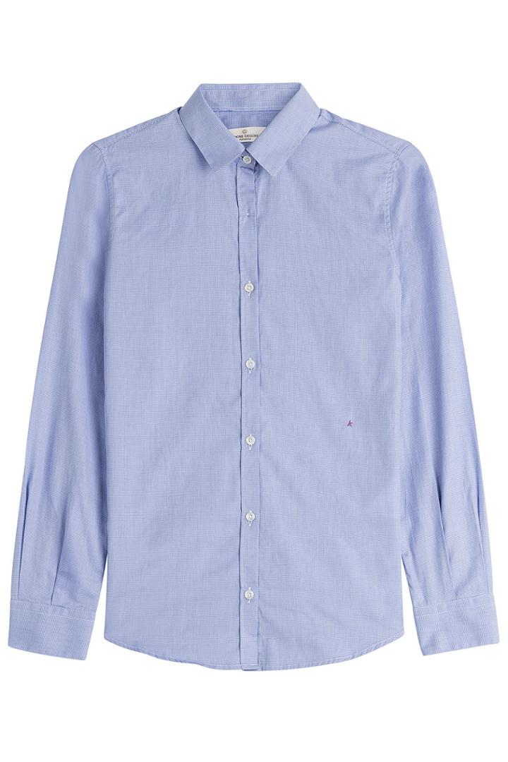Golden Goose Golden Goose Cotton Shirt With Gold Stripes