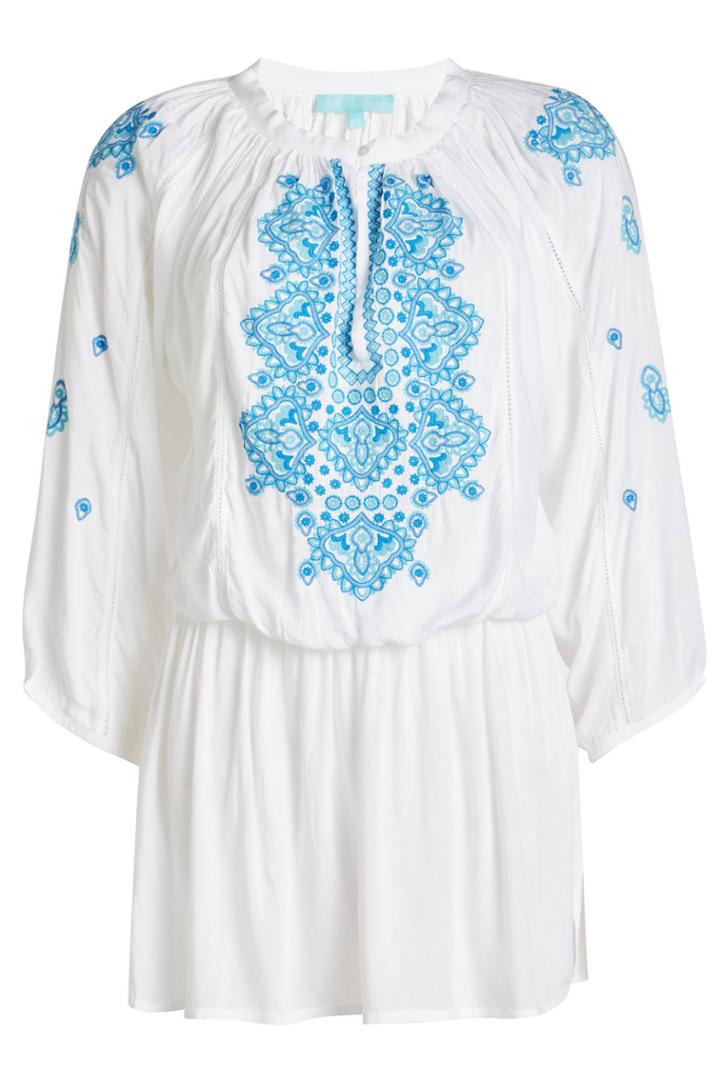 Melissa Odabash Melissa Odabash Nadja Embroidered Tunic