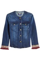 Seven For All Mankind Seven For All Mankind Embroidered Denim Jacket