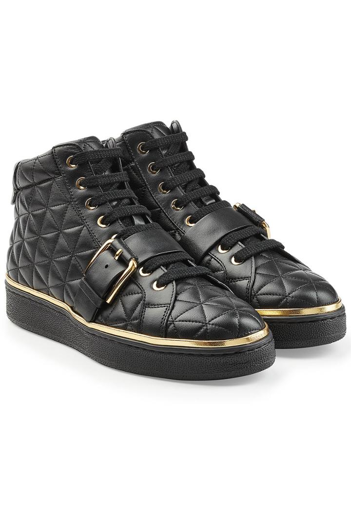 Balmain Balmain Quilted Leather Boots