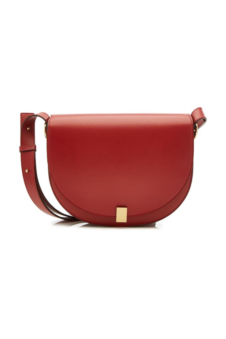 Victoria Beckham Victoria Beckham Half Moon Leather Shoulder Bag