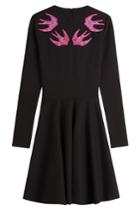 Mcq Alexander Mcqueen Mcq Alexander Mcqueen Dress With Beaded Sparrow Embellishment