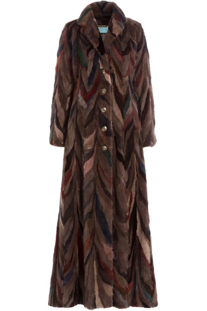 Roberto Cavalli Roberto Cavalli Floor Length Mink Coat - Multicolor