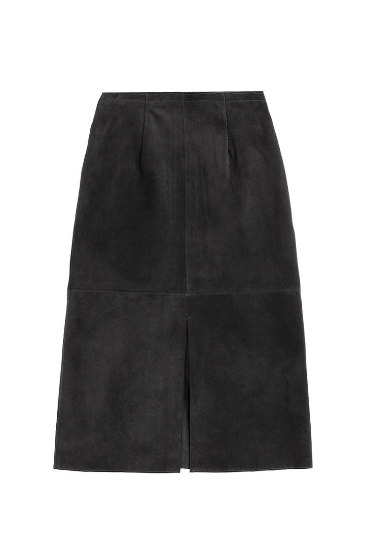 Alexa Chung For Ag Ortiz Suede Skirt