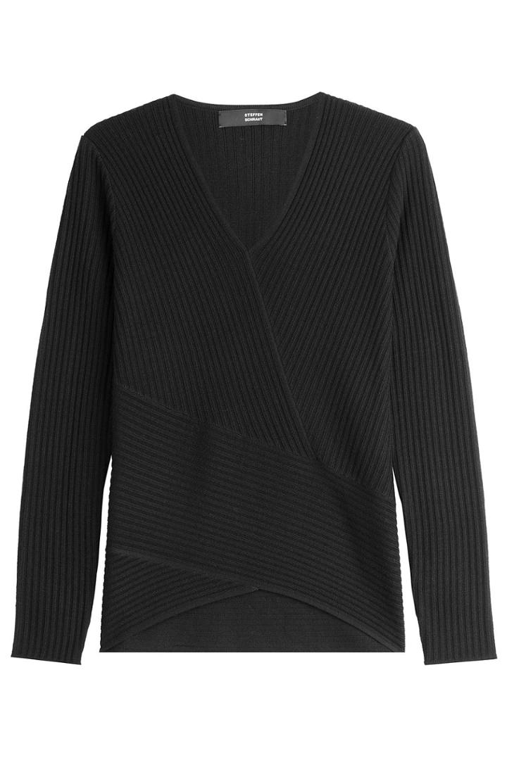 Steffen Schraut Steffen Schraut Merino Wool Pullover - Black