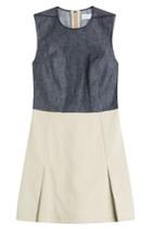 Victoria Beckham Denim Victoria Beckham Denim Dress With Denim Top - Multicolor