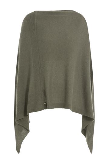 81 Hours 81 Hours Cashmere Poncho - Green