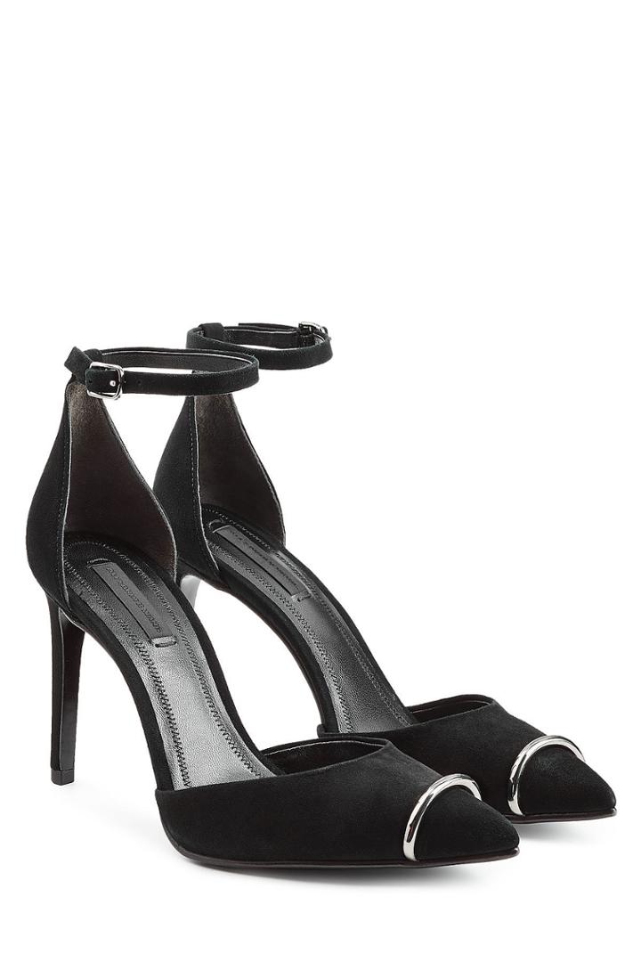 Alexander Wang Alexander Wang Suede Pumps With Cap-toe Detail