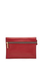 Victoria Beckham Victoria Beckham Mini Zipped Leather Clutch