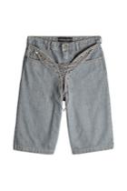 Y/project Y/project Chain-front Denim Shorts