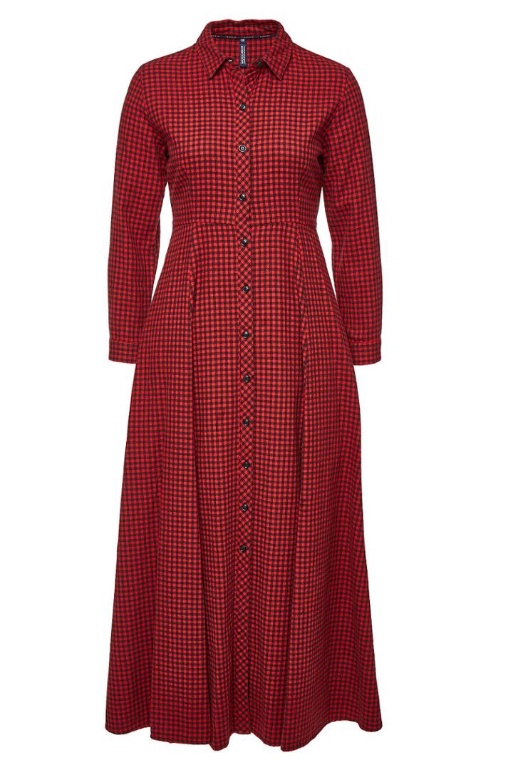Woolrich Woolrich Checked Cotton Maxi Dress