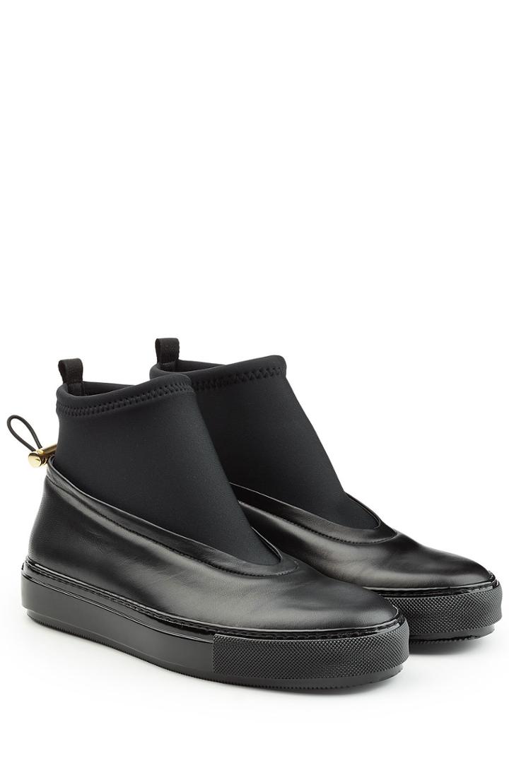 Marni Marni Leather Sock Sneakers