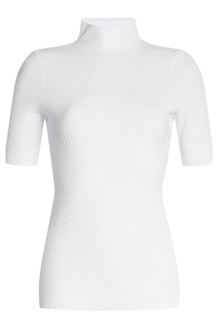 Victoria Beckham Victoria Beckham Short Sleeved Turtleneck Pullover