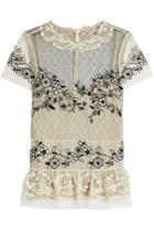 Red Valentino Red Valentino Embroidered Lace Top