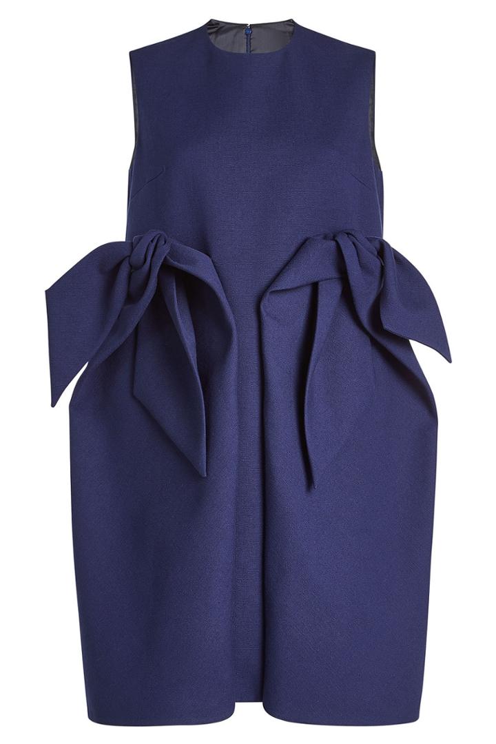 Delpozo Delpozo Cotton Dress With Oversize Bows