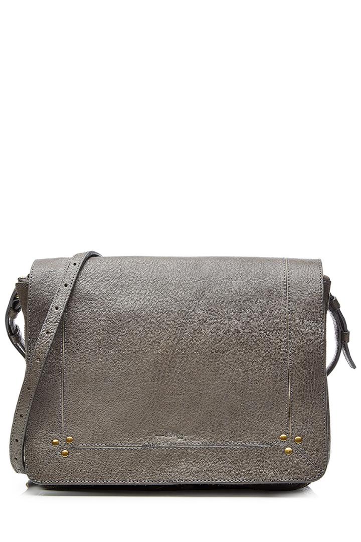 Jérôme Dreyfuss Jérôme Dreyfuss Leather Shoulder Bag - Grey