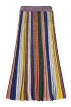 Missoni Missoni Striped Lame Midi Skirt