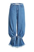 Marques' Almeida Marques' Almeida Oversized Denim Pants With Ankle Cuffs