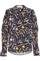 See By Chloé See By Chloé Printed Puff-shoulder Blouse