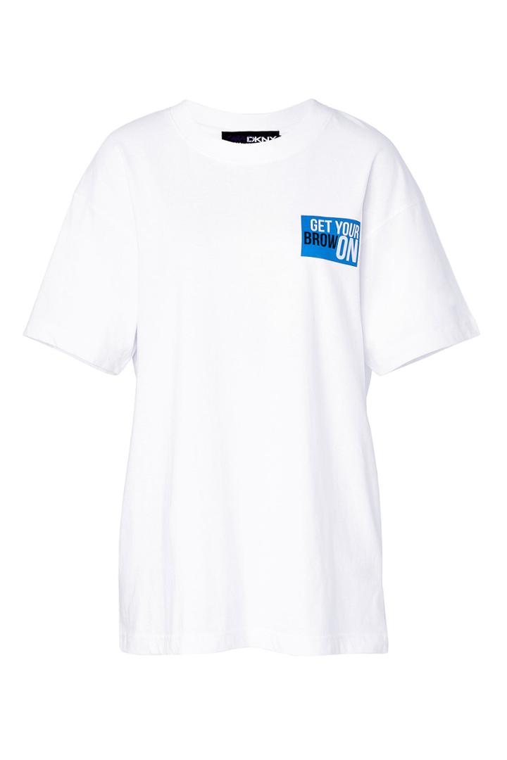 Dkny By Cara Delevigne Dkny By Cara Delevigne Cotton Graphic Print T-shirt