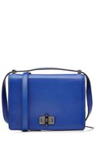 Diane Von Furstenberg Diane Von Furstenberg Leather Shoulder Bag - Blue