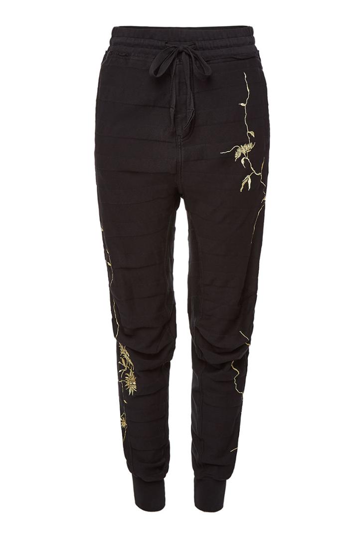 Haider Ackermann Haider Ackermann Cotton Jogging Pants With Embroidery