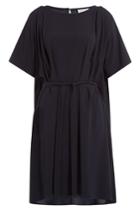 Nobi Talai Nobi Talai Draped Dress With Asymmetric Hemline - Blue