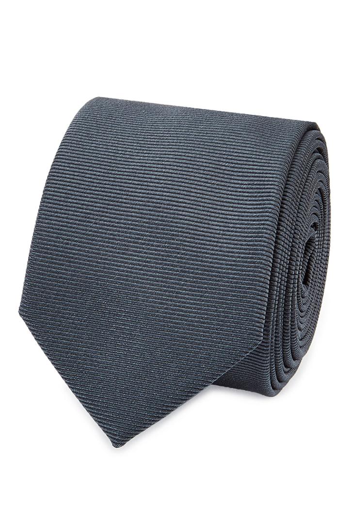 Hugo Hugo Woven Silk Tie - Grey