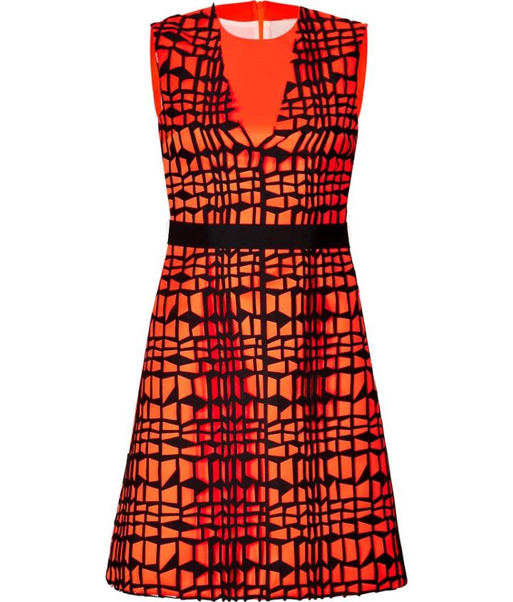 Roksanda Ilincic Patterned Cocktail Dress