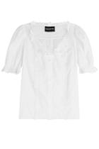 Zadig & Voltaire Zadig & Voltaire Theos Blouse With Embroidered Detail - White