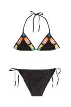 Missoni Mare Missoni Mare Triangle Bikini With Crochet - Black